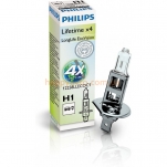 Автолампа PHILIPS H1 12V 55W LongLife EcoVision (12258LLECOC1)